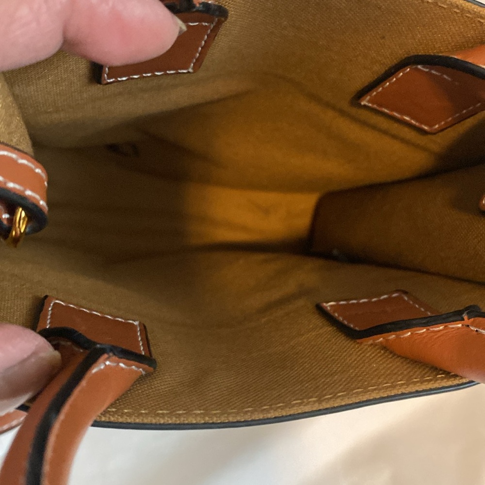 Celine Brown & Black Triomphe Mini Bag - Picture 6 of 12